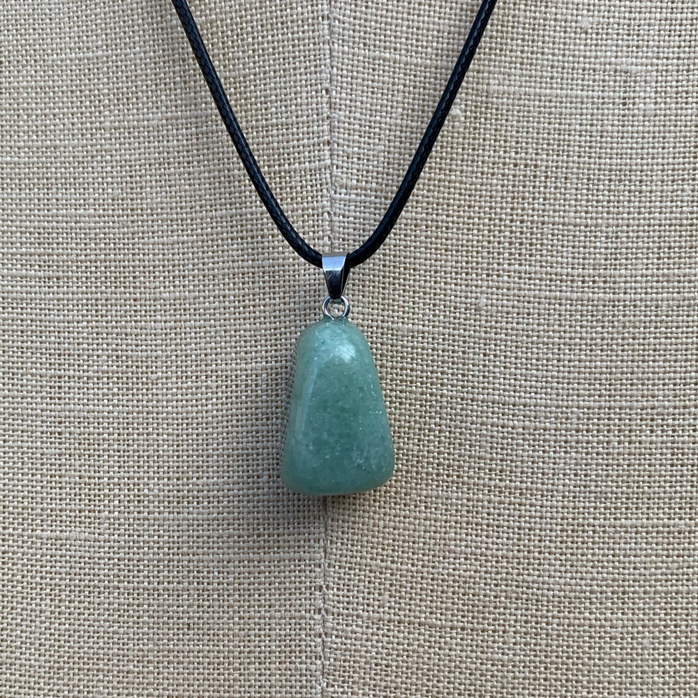 Handmade Genuine Stone Chunk Amulet Necklace - Picture 6 of 15